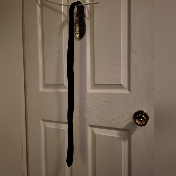 Roxy Leather Black Belt, size Small - Picture 3 of 5